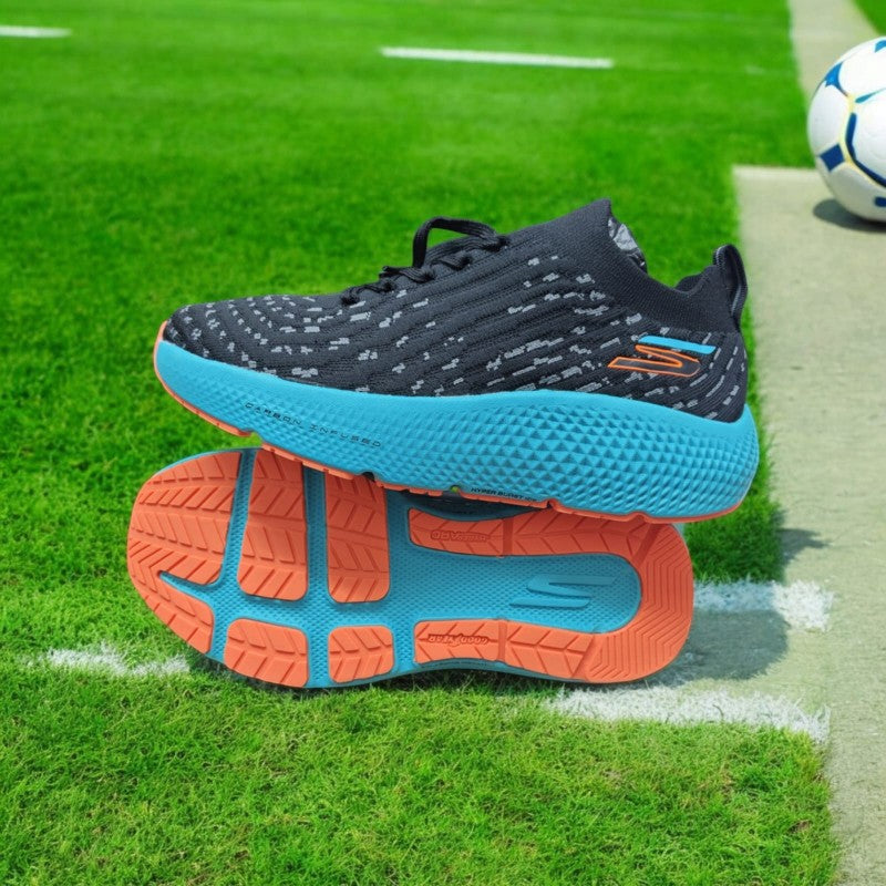Skecher ss Max Road Hyper Burst Black Blue 234