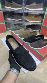 black loro piana summer walk 4302