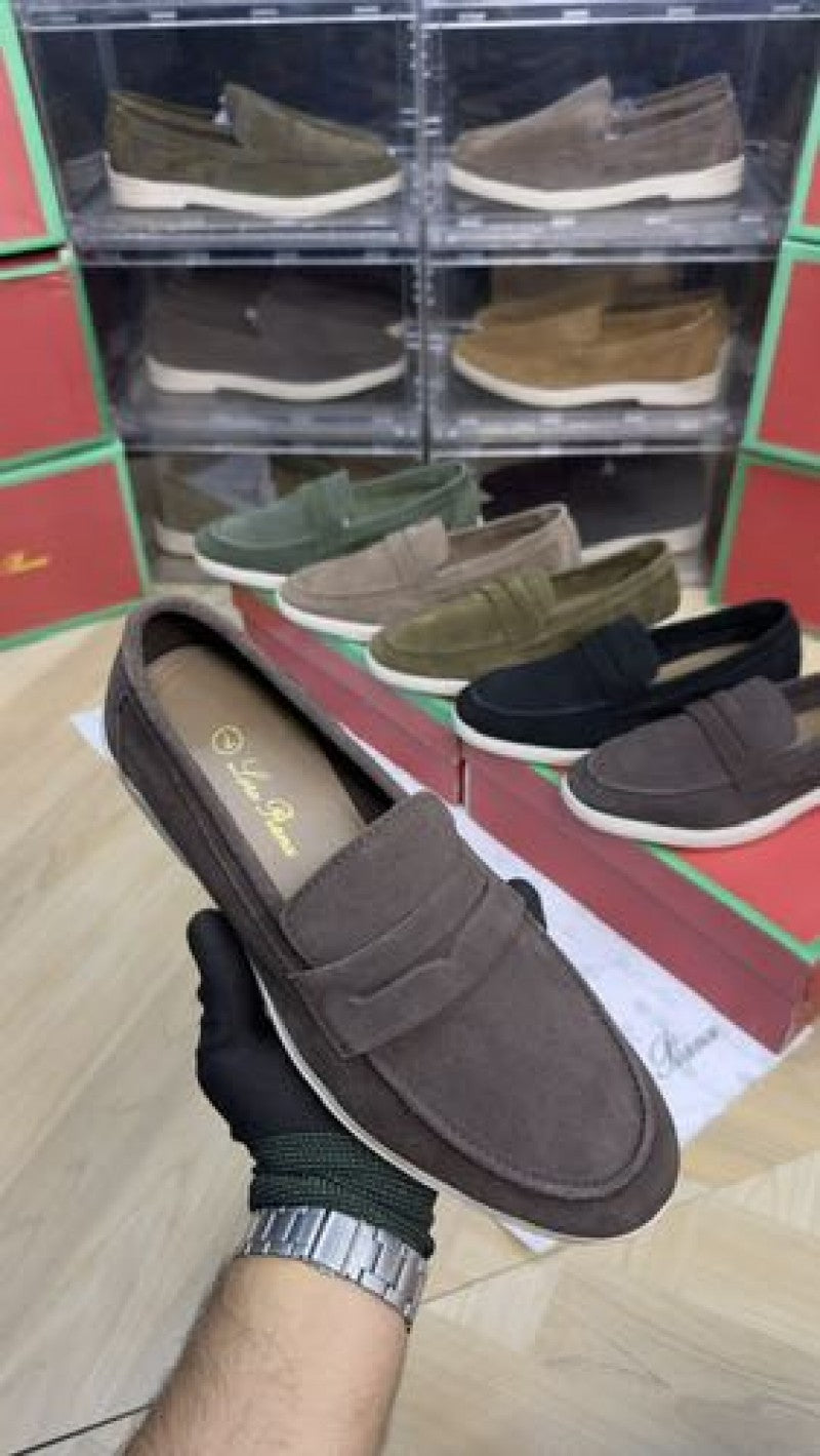 BROWN loro piana summer walk 4302