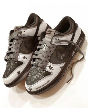 Nike SB Dunk Low Chrome Heart White Cocoa Sneakers