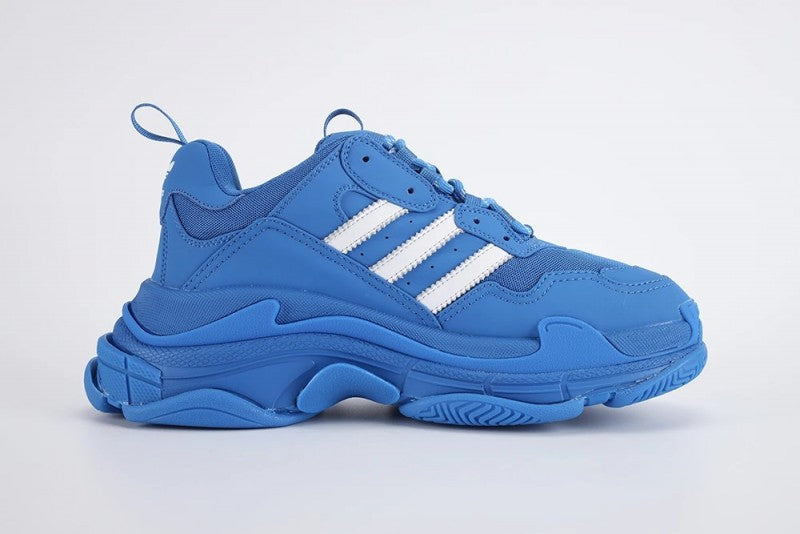 x balenciaga triple s blue (1085