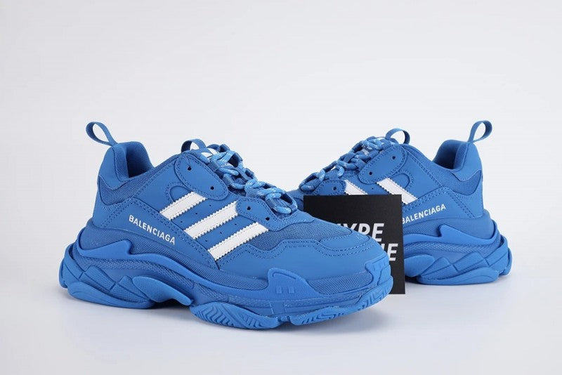 x balenciaga triple s blue (1085