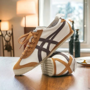 ONITSUKA TIGER SNEAKERS MEXICO 66 CREAM LICORICE BROWN Fix