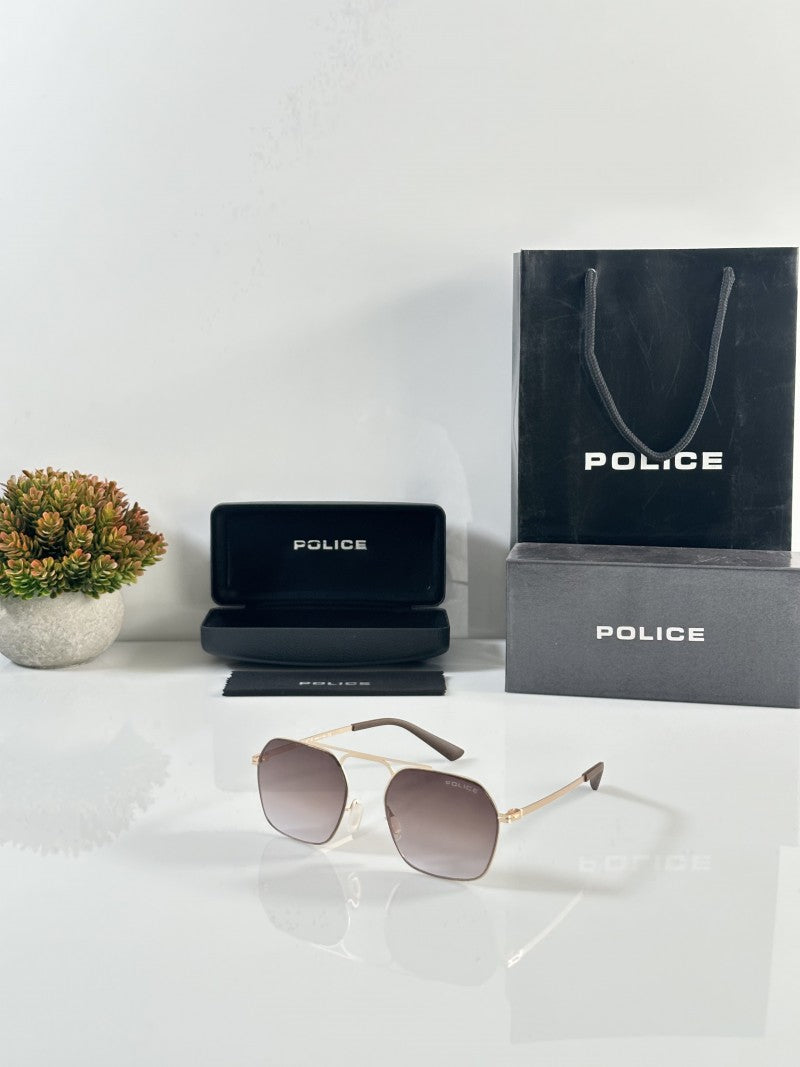 Police 021 Gold Brown DC