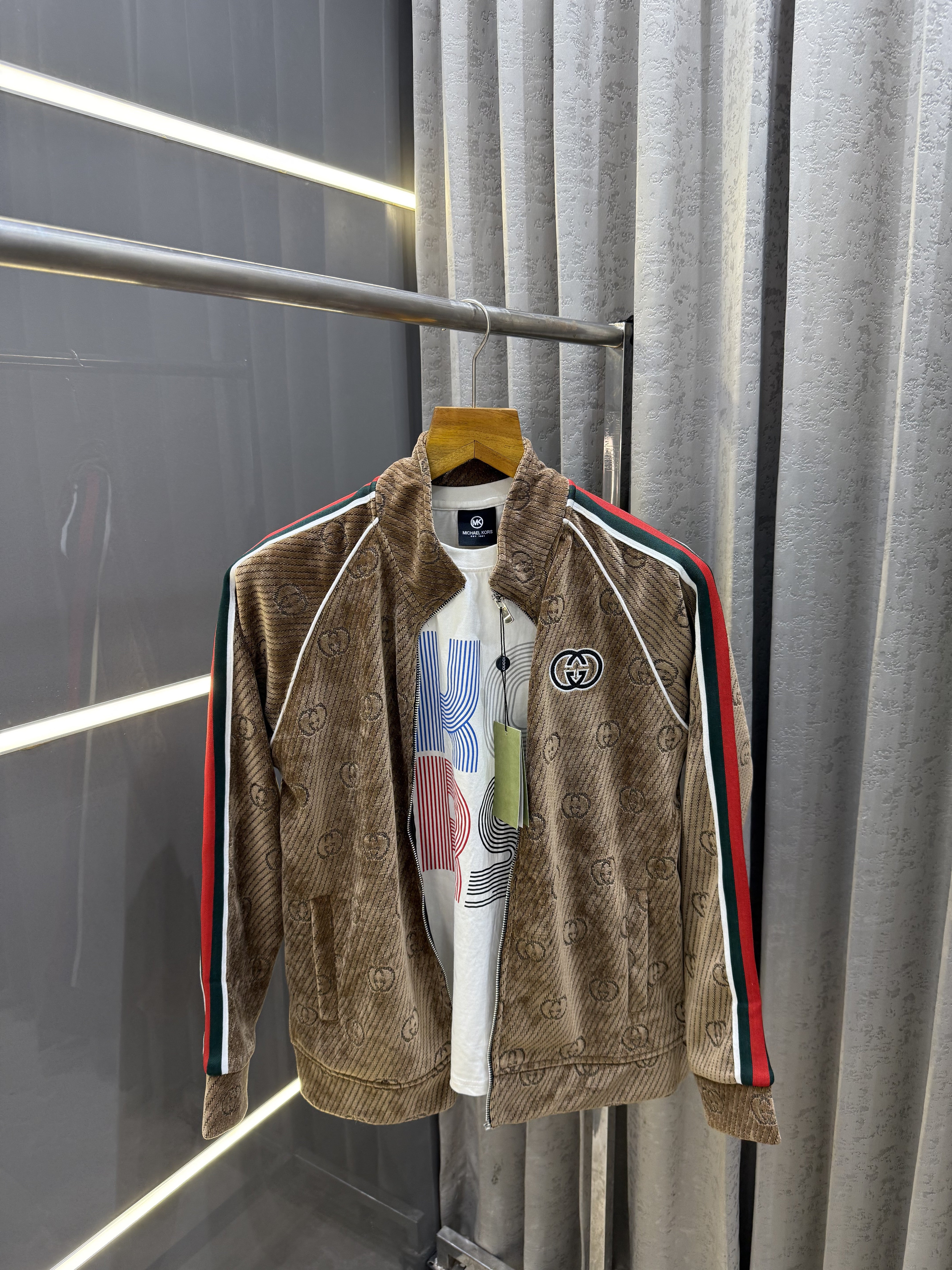 GUCC.I DARK BROWN PREMIUM JACKET