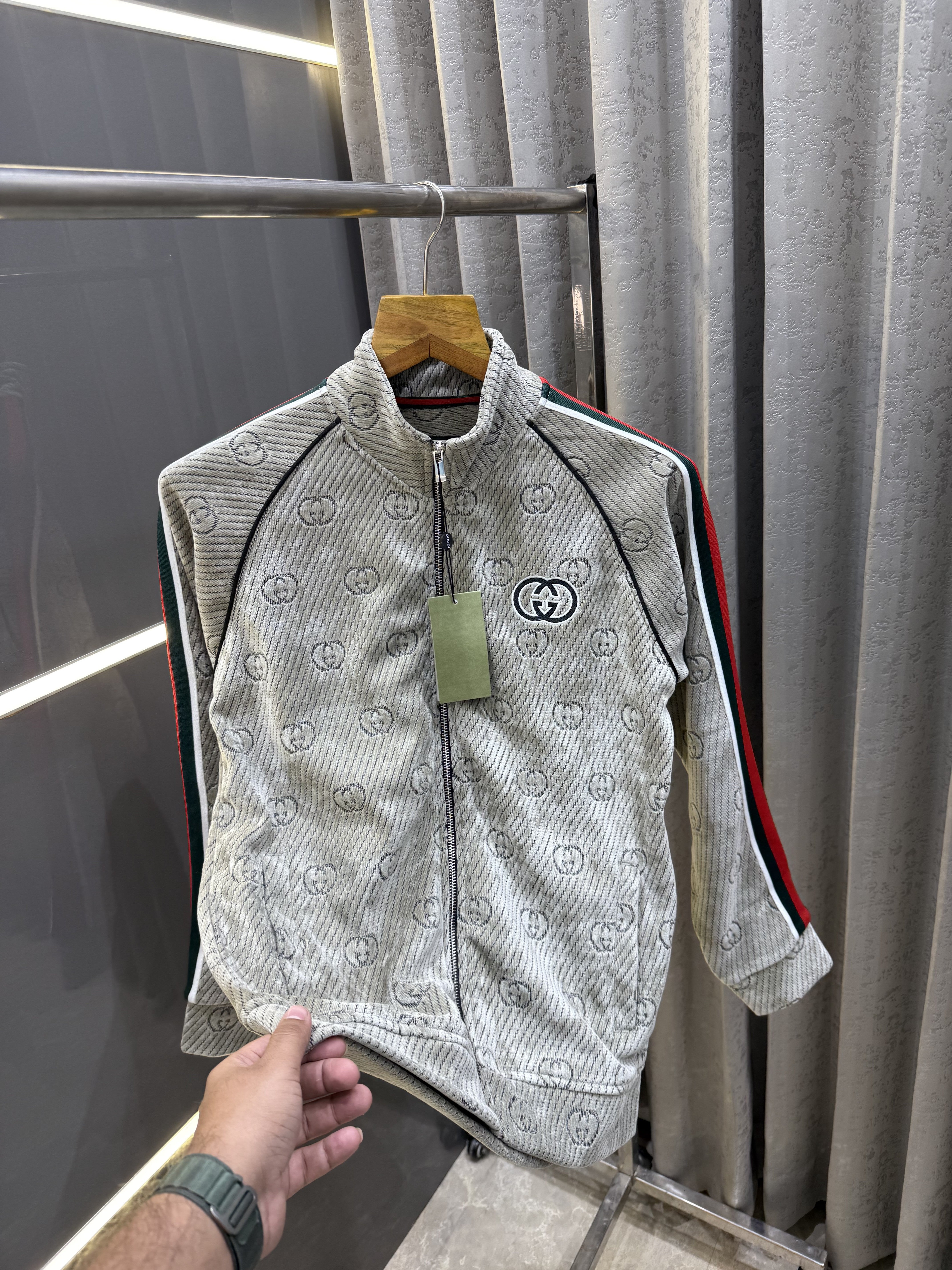 Big sale GUCC.I GREY PREMIUM JACKET