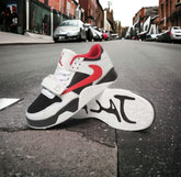 Air Jordan X Travis Scott X Jumpman Sail Black White Red Basketball