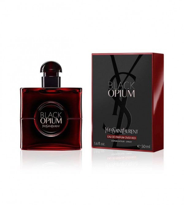YSL BLACL OPIUM  OVER RED