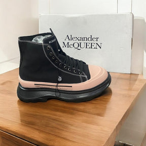 Alexander McQueen Tread Slick High Black Pink