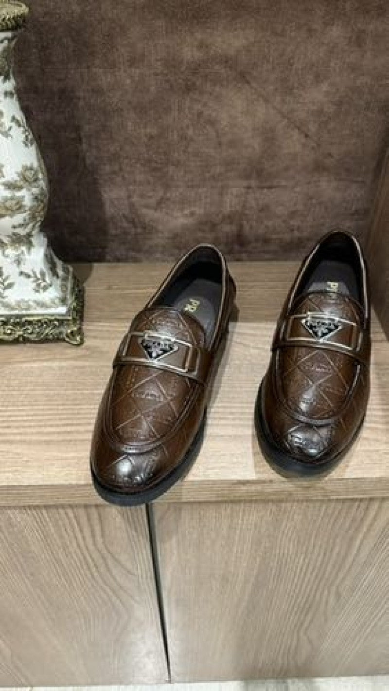 PRADA LOAFERS BROWN