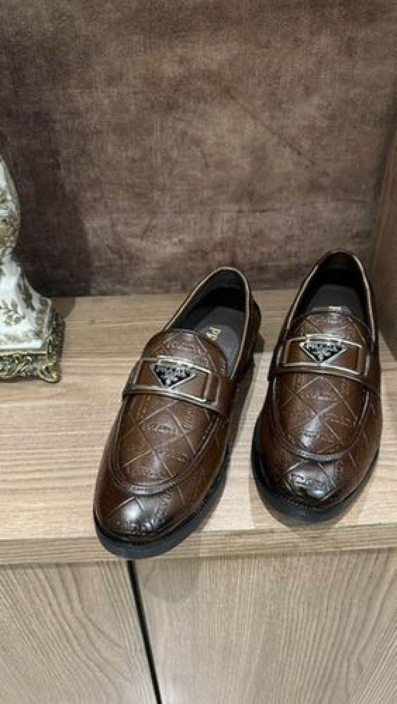 PRADA LOAFERS BROWN
