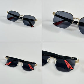 Rayban 07 Gold Black