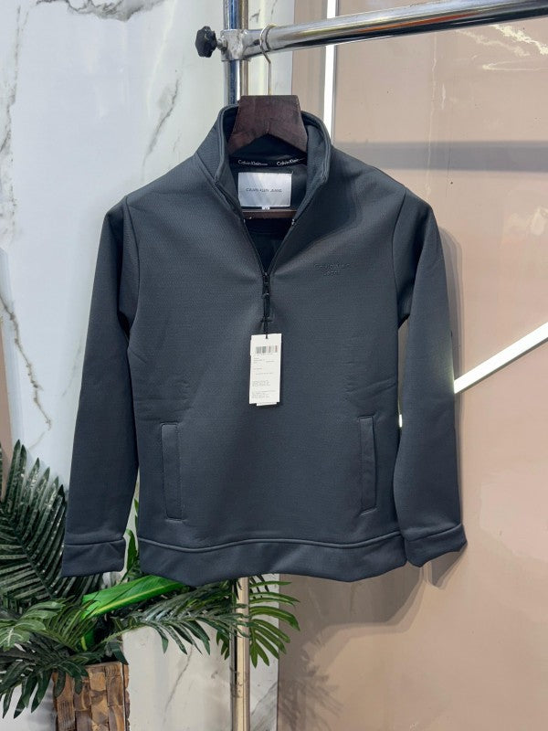 CALVIN.KLEIN.DARK.GREY.IMPORTED.HEAVY.GSM.FABRIC.FRONT.BRAND.LOGO.VERY.PREMIUM.SWEATSHIRT