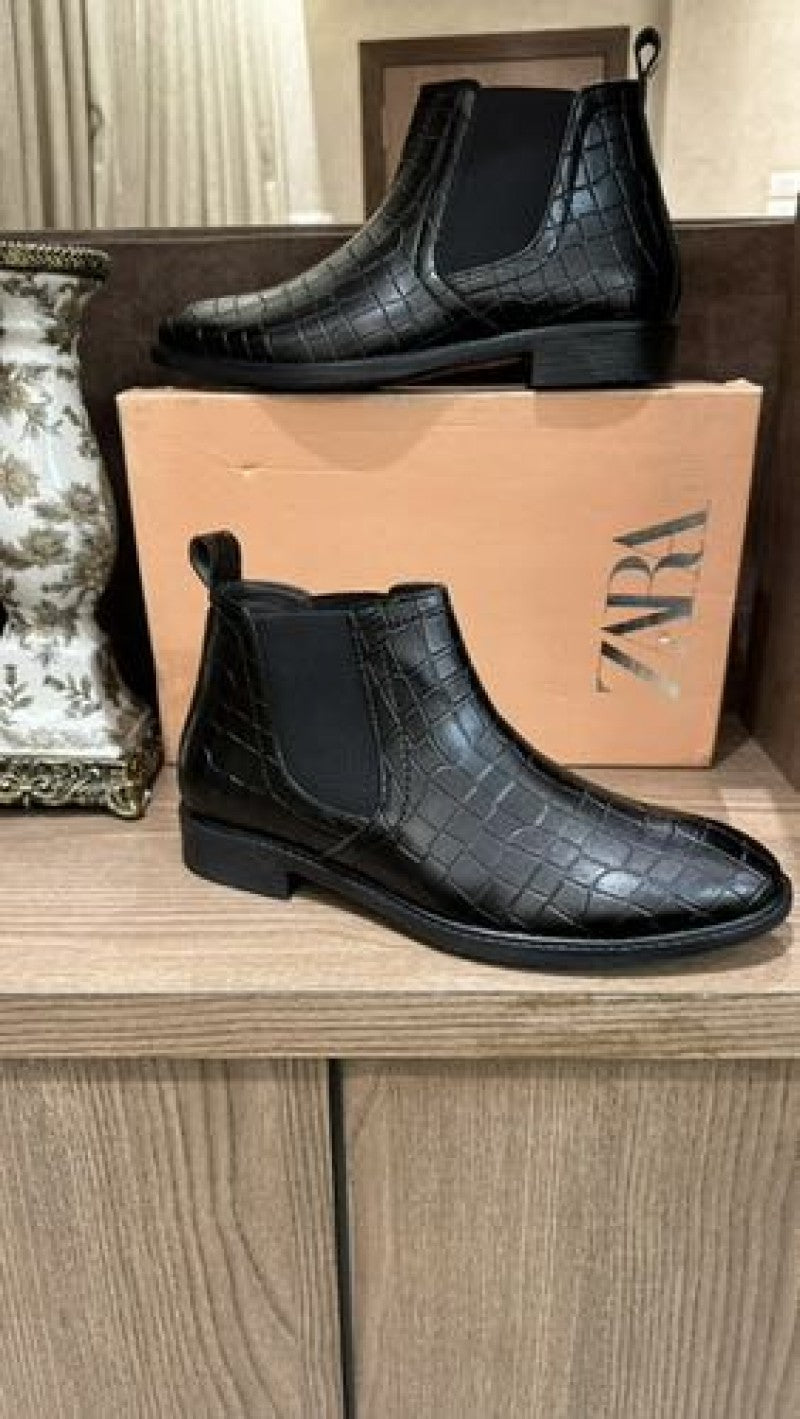 ZARA Black LONG SHOES