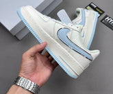 Nike Airforce 1 07 low keep 0fresh beige blue silver