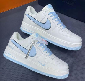 Nike Airforce 1 07 low keep 0fresh beige blue silver