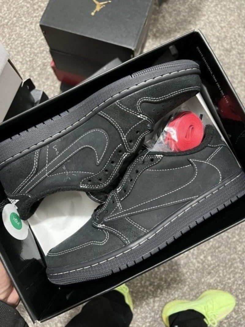 Travis Scott x AJ1 Low Black Phantom Semi UA Quality