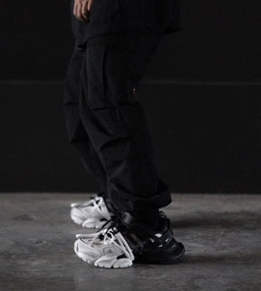 xlg runner deluxe white black