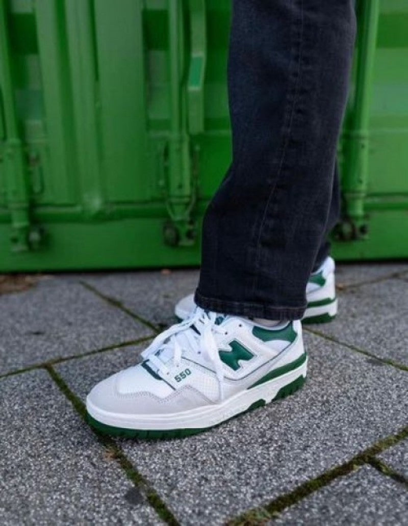 New Balance 550 White Green for women fix