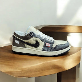 Nikee Air Jordan 1 Low Print Mail Brown