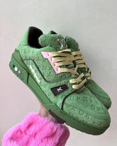 LOUISS VUITTON trainer by tyler the creator 2024 green trainer