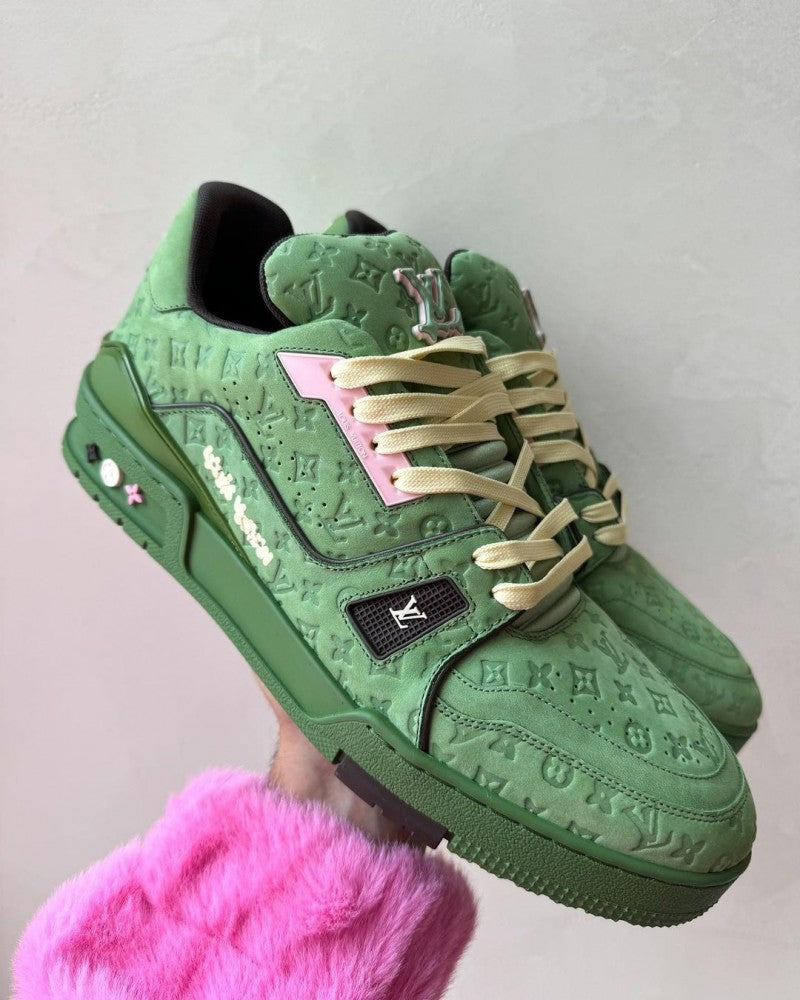 LOUISS VUITTON trainer by tyler the creator 2024 green trainer