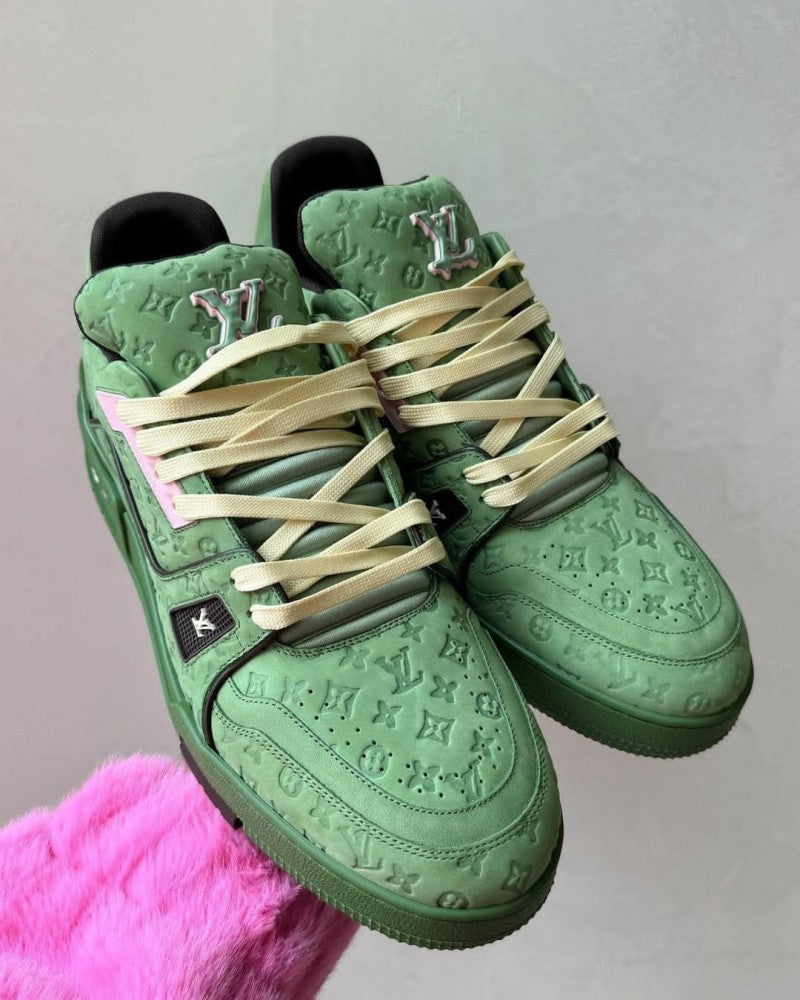 LOUISS VUITTON trainer by tyler the creator 2024 green trainer