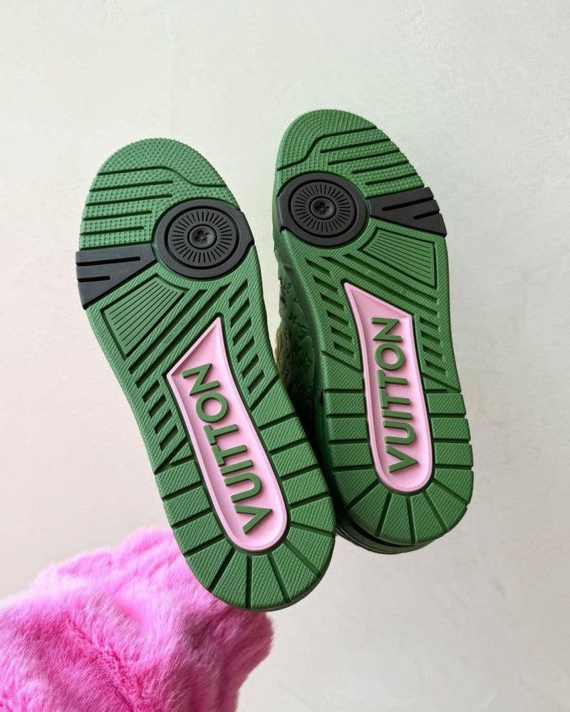 LOUISS VUITTON trainer by tyler the creator 2024 green trainer