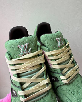 LOUISS VUITTON trainer by tyler the creator 2024 green trainer
