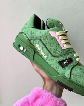 LOUISS VUITTON trainer by tyler the creator 2024 green trainer