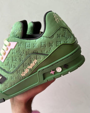 LOUISS VUITTON trainer by tyler the creator 2024 green trainer