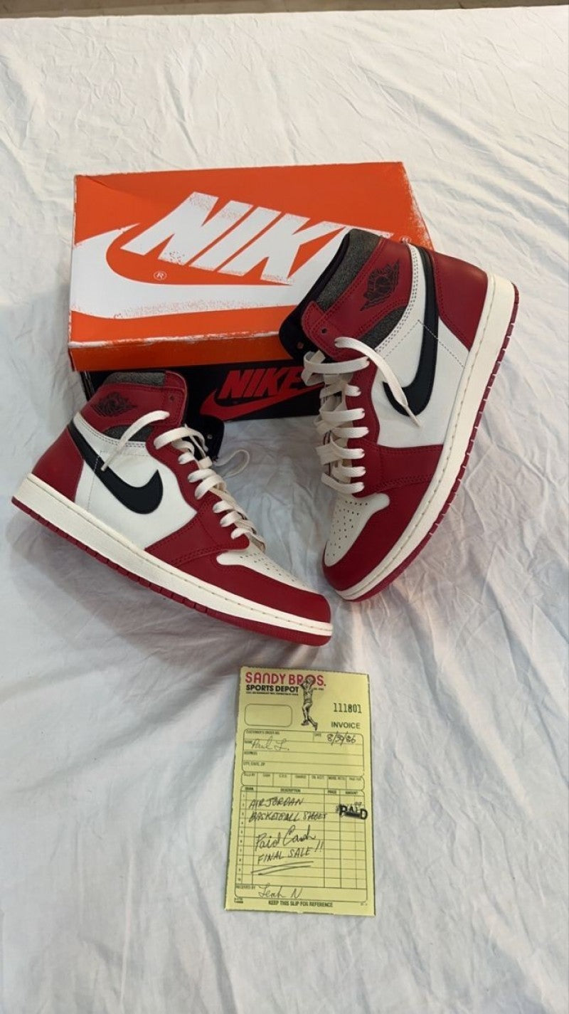 NIK E Air JORDAN RETRO 1 LOST N FOUND SEMI UA