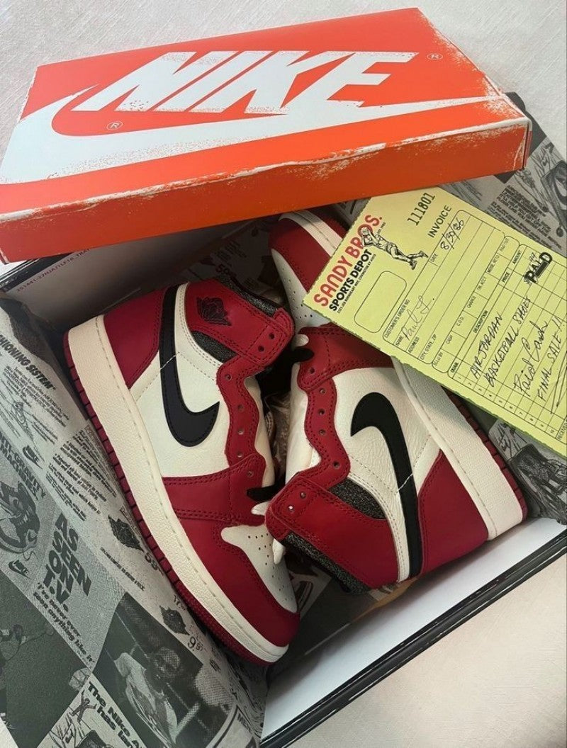 NIK E Air JORDAN RETRO 1 LOST N FOUND SEMI UA