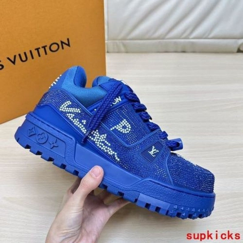 LOUIS VUITTON TRAINER BLUE DIAMOND MAXI