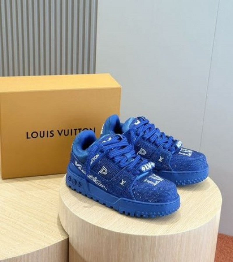LOUIS VUITTON TRAINER BLUE DIAMOND MAXI