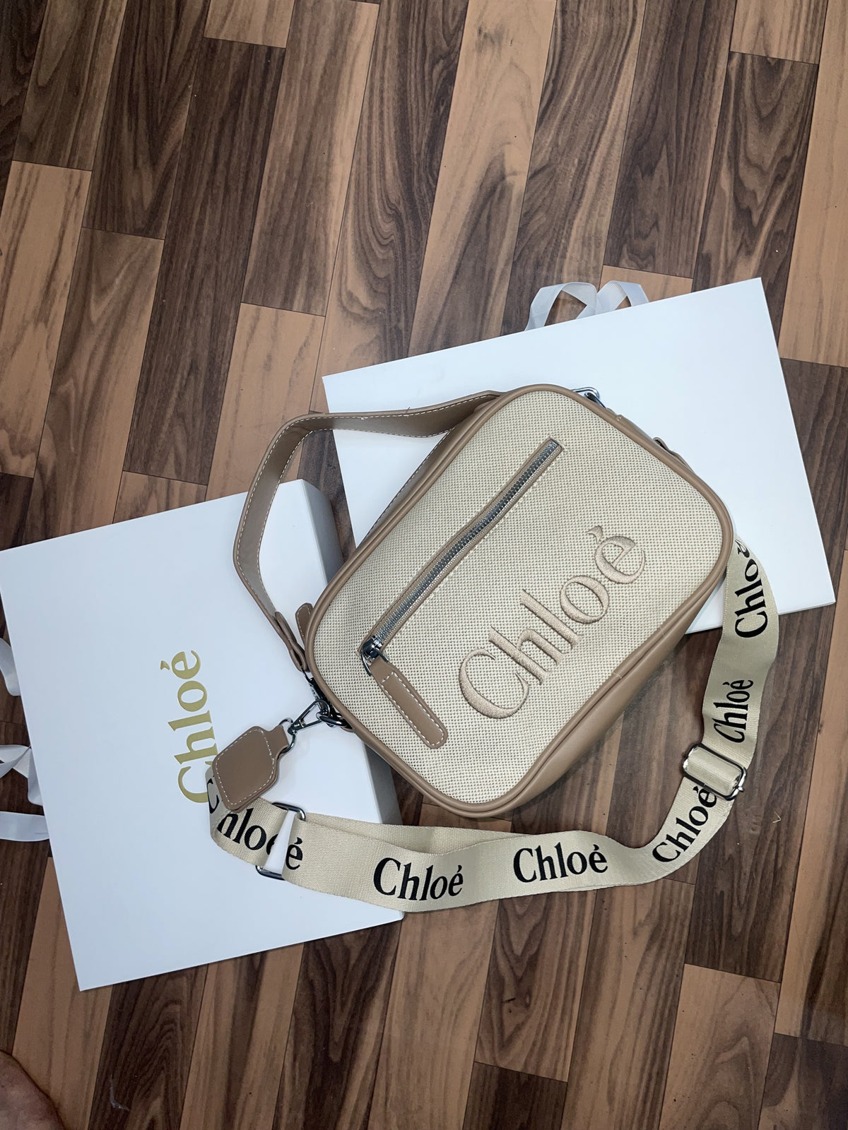 Chloe Woody Belt Bag with folding box 264