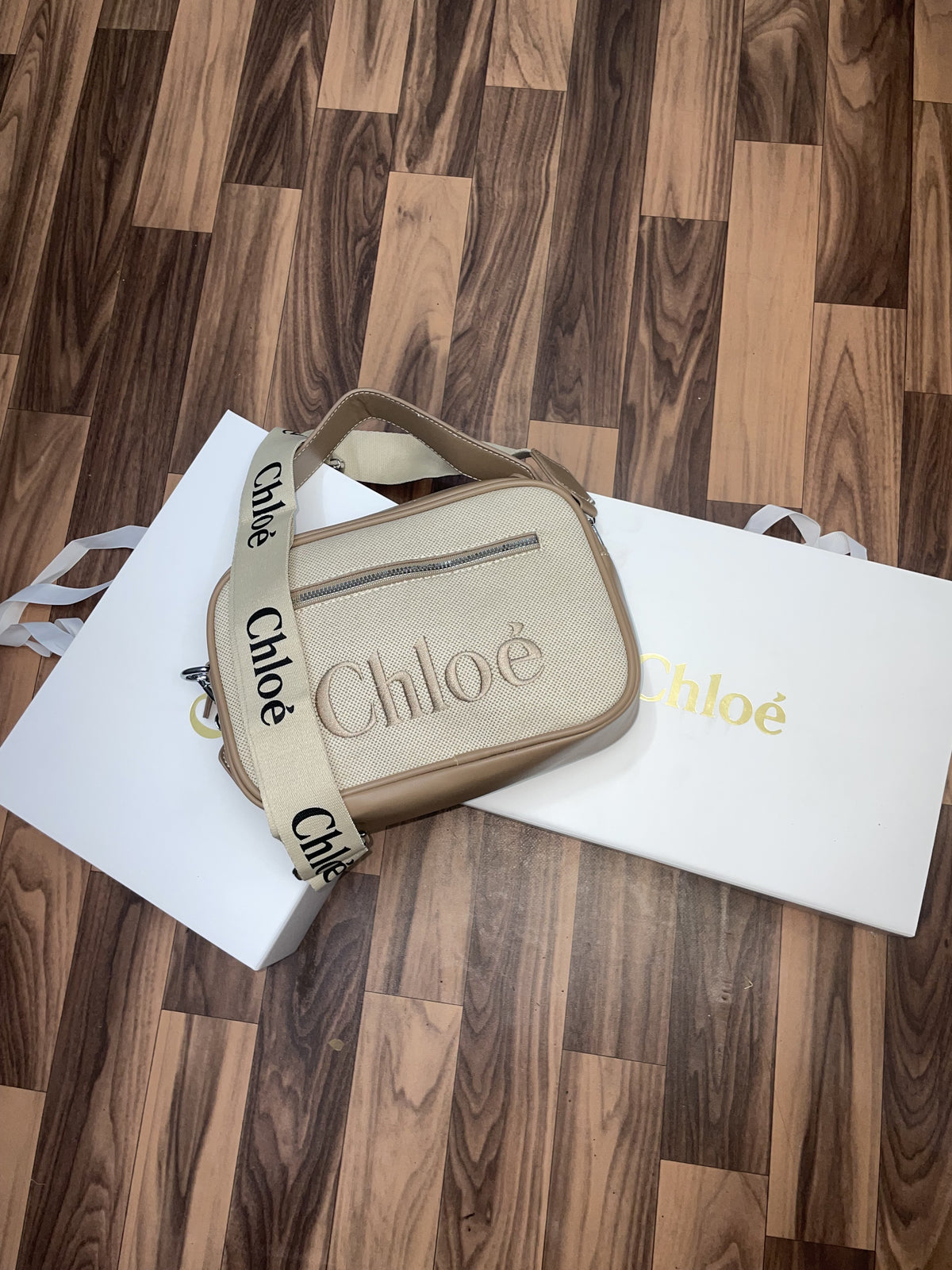 Chloe Woody Belt Bag with folding box 264