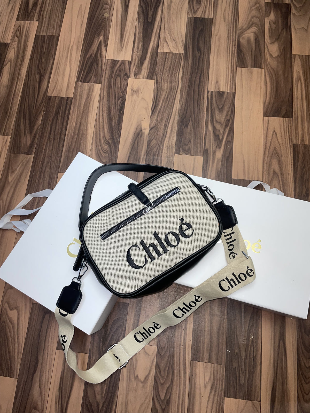 CHLO Chloe Woody Belt Bag  with folding box 265