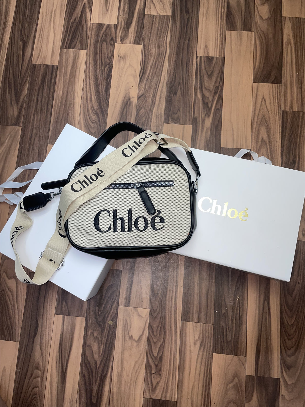 CHLO Chloe Woody Belt Bag  with folding box 265