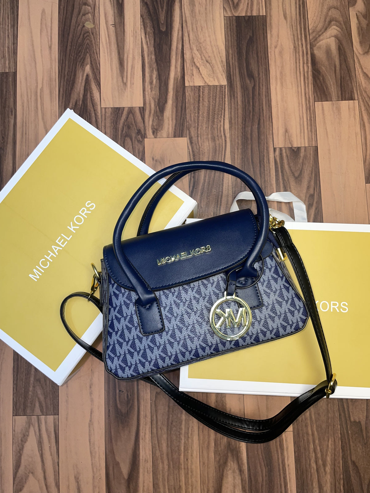 Michael  Kors Katya Small Leather Satchel Crossbody Handbag With folding box 272
