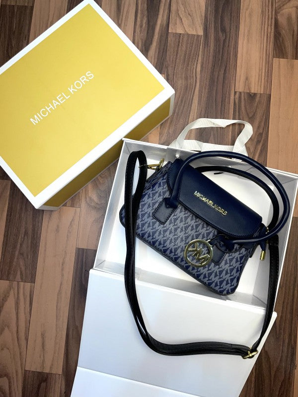 Michael  Kors Katya Small Leather Satchel Crossbody Handbag With folding box 272