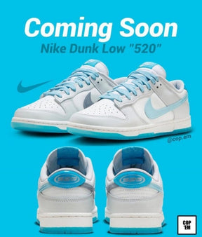 Nikee dunk low 520 pack ocean bliss sneaker