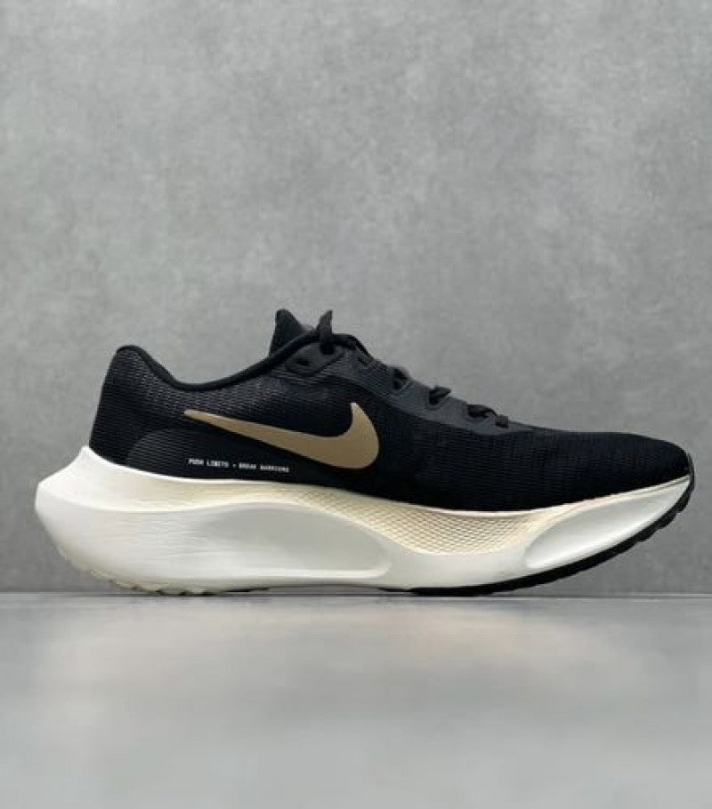 Nike Zoom Fly 5 Black Metallic Gold Grain