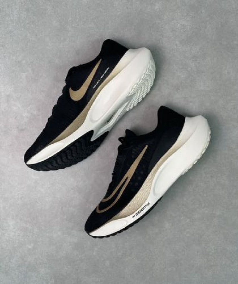 Nike Zoom Fly 5 Black Metallic Gold Grain