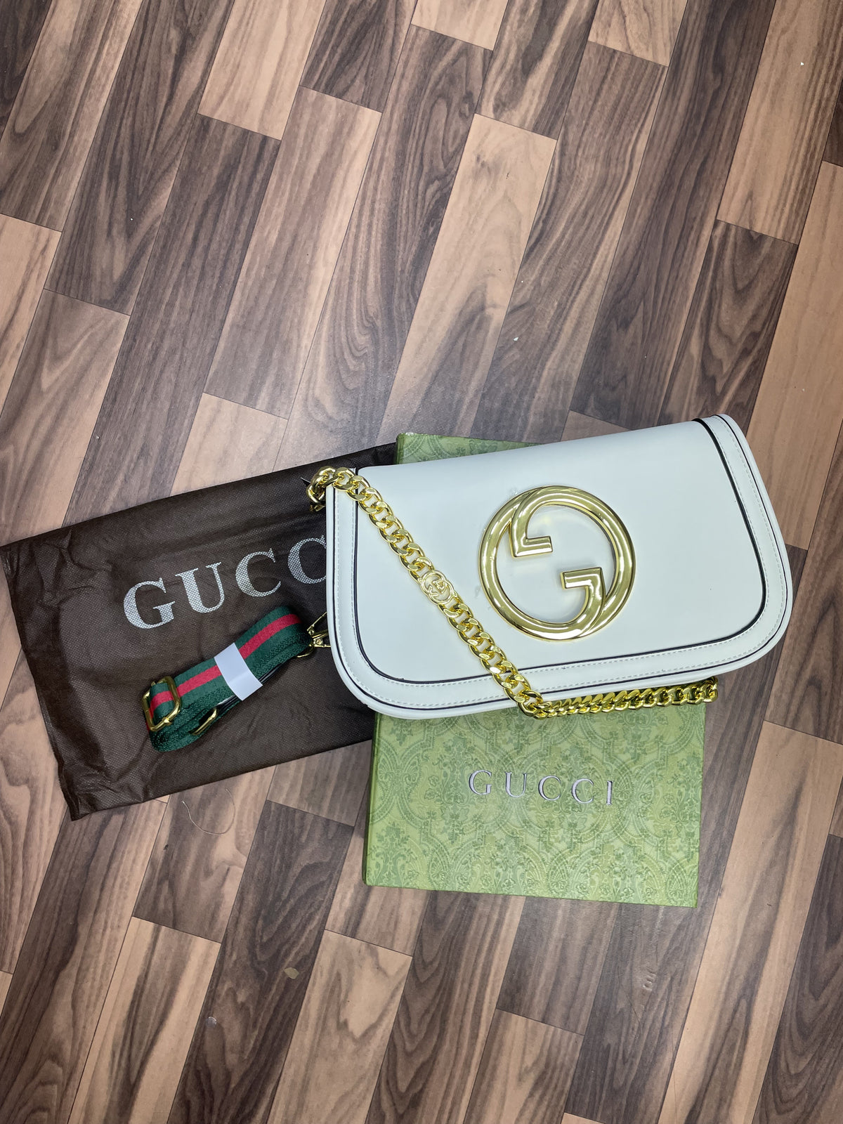 Gucc  I Blondie hand bag With folding box 281