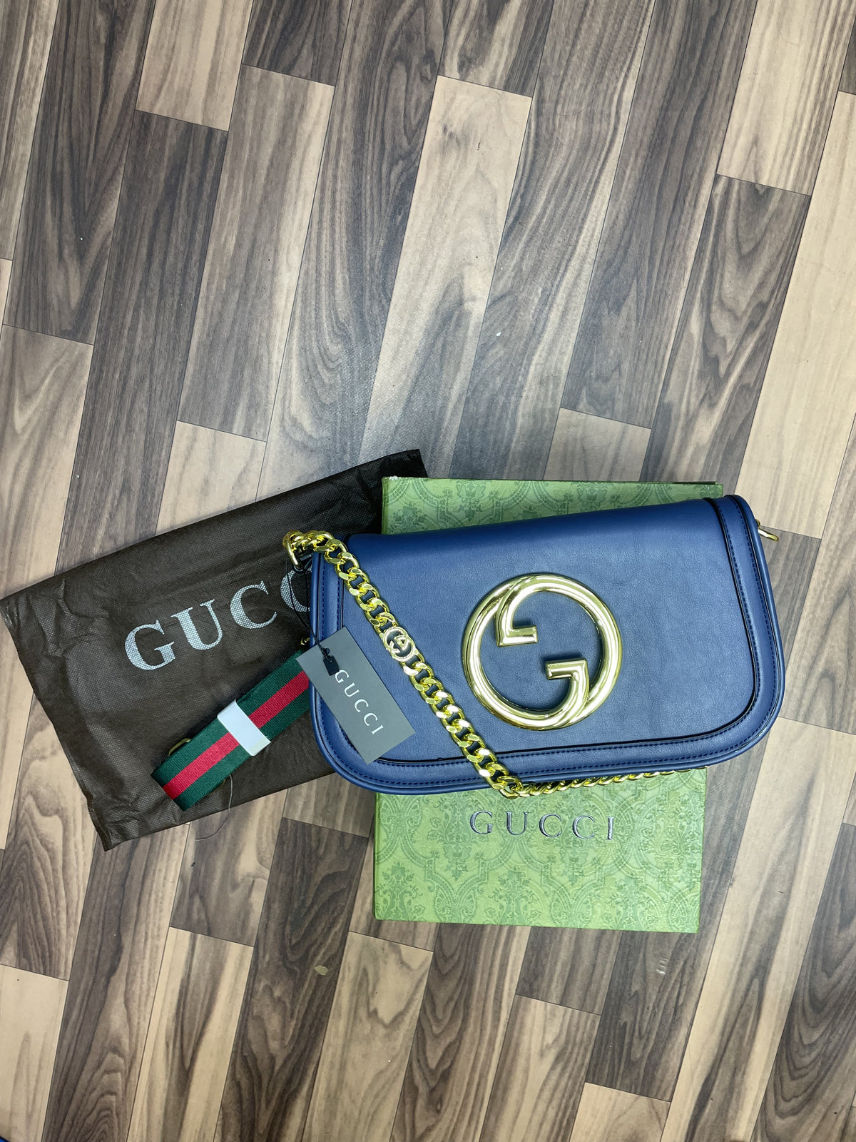 Gucc  I Blondie hand bag With folding box 284