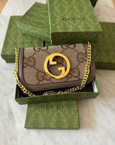 Gucc  I Blondie hand bag With folding box 286