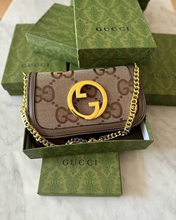 Gucc  I Blondie hand bag With folding box 286
