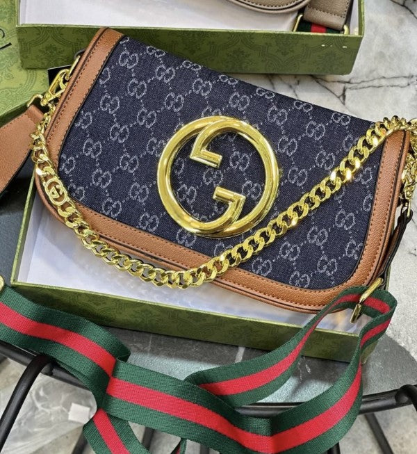Gucc  I Blondie hand bag With folding box 287