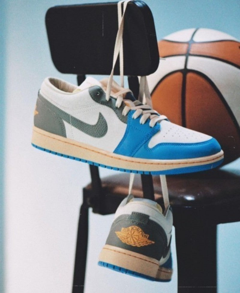. Air jordan retro 1 low tokyo vintage unc grey SALE